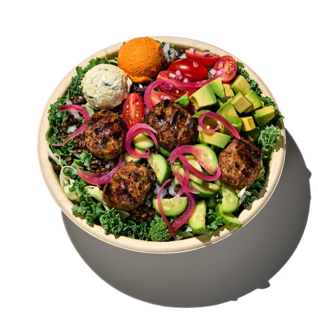 CAVA Spicy Lamb Avocado Bowl